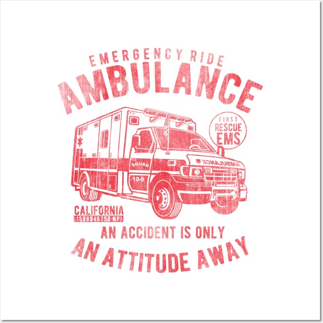 Emergency Ride Wall Art by DesignedByFreaks